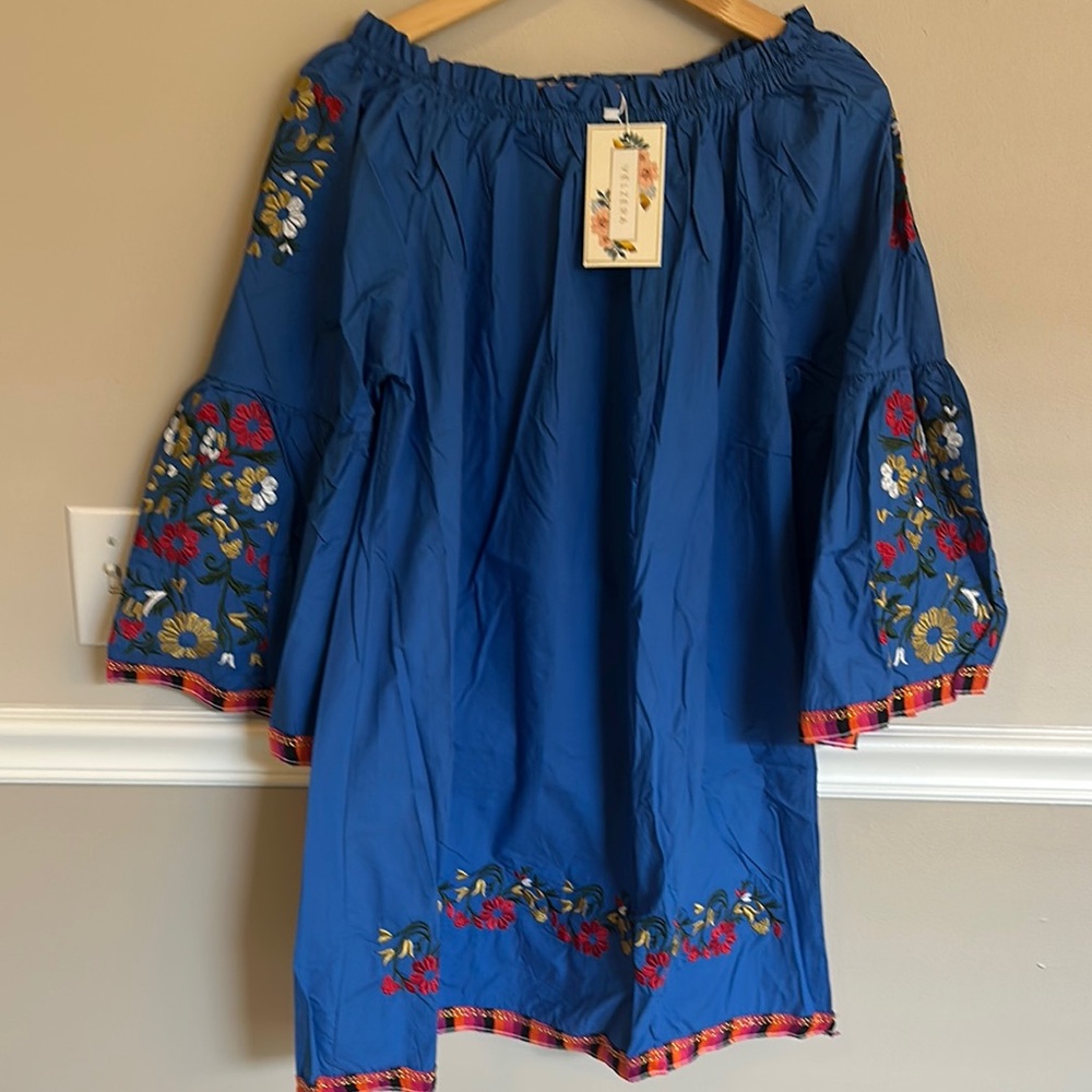 Velzera Royal Blue Mini Dress/Tunic